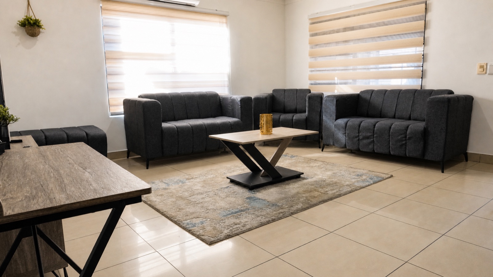 Bait 2 living room with comfortable seating